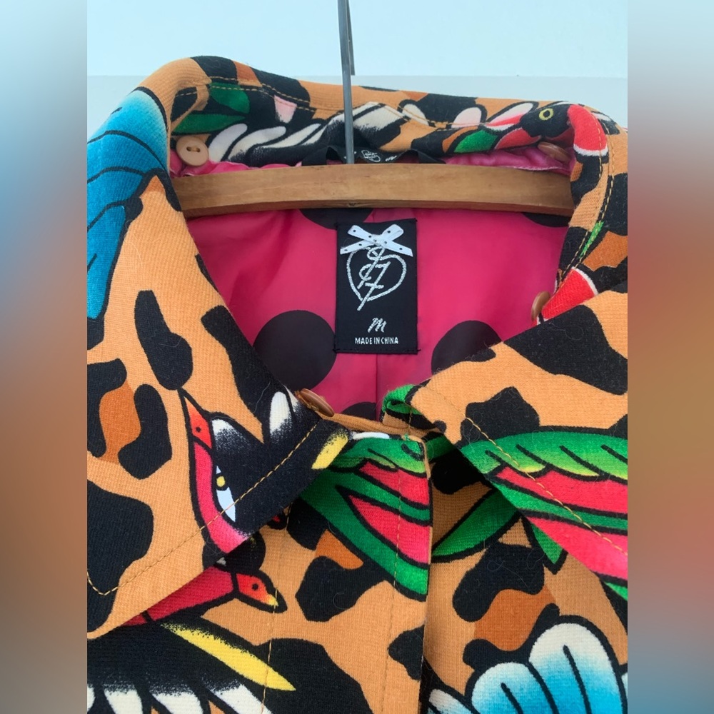 Iron Fist retro style leopard print coat - Picture 4 of 10